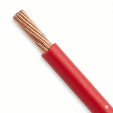 Bobina de 100 Metros (328.08 Pies) / Cable El?ctrico de Cobre / Recubierto THW-LS / Calibre 14 AWG / 19 Hilos / Color Rojo