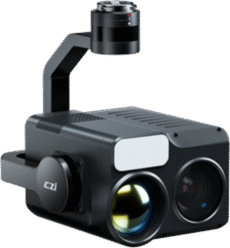 Cámara Dual Light C50N con IA, Visión Nocturna, Sensor Térmico 1K, Telémetro Láser 2 km, Zoom Óptico 25x, Puntero Láser Verde, Luz Auxiliar NIR, Compatible DJI M350/M400