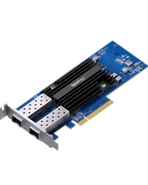 Adaptador de Red SFP28 de 25 GbE de Doble Puerto | Compatible con Synology | PCIe 3.0 x8 | SFP28 SR y LR | Link Aggregation | Garantía de 5 Años.