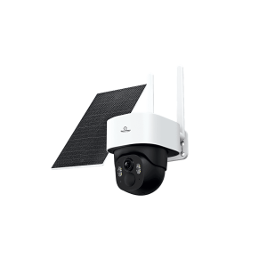 Cámara de Bateria PT 4mp| 4G| Visión Nocturna a color| Audio Bidireccional| Autoseguimiento Inteligente| Grabación Continua | Incluye Panel Solar de 5W