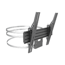 MONTAJE PARA PANTALLAS DE 32 A 65 PULGADAS EN COLUMNA| VESA 100 X 100 HASTA 400 X 400 | COLOR NEGRO| CAP. MAX 35KG