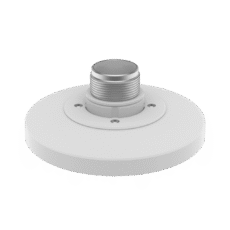 Adaptador tipo Plato necesario para montar en Pared o Techo Cámaras Hanwha serie X y P.