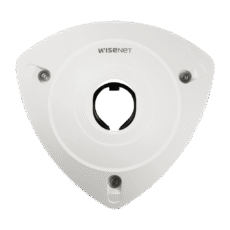 Carcasa de Montaje en Esquina para Cámara de Cabeza Remota / Material: Policarbonato / Color Blanco / Dimensiones: 124.5 mm x 151.5 mm x 56 mm / Peso: 90g / Certificaciones FCC y CE