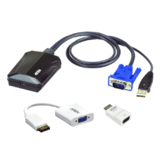Kit de TI del adaptador para carrito de emergencia de consola KVM USB para ordenador portátil
