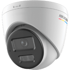 [Dual Light + ColorVu] Turret IP 2 Megapixel / Lente 2.8 mm / 30 mts IR + 30 mts Luz Blanca / Micrófono Integrado / ACUSENSE Lite / Exterior IP67 / dWDR / PoE / Micro SD