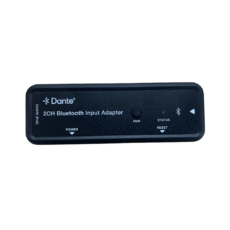 Extensor de Audio Dante® 2CH Bluetooth Input Adapter | Entrada Bluetooth 2 Canales | Salida Dante® Digital | Latencia Configurable 1-5 ms | Compatible HDMI 1.4 | HDCP 1.4 | PoE IEEE802.3af | Distancia de Transmisión 100 m