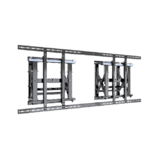 Soporte Estructural Modular para Pantallas | Altura Ajustable de 200 mm a 1600 mm | Ancho 600 mm | Profundidad 134 mm a 300 mm | Diseño Metálico| Compatible con Diferentes Tamaños de Pantallas |Soporta Formato Horizontal y Vertical.