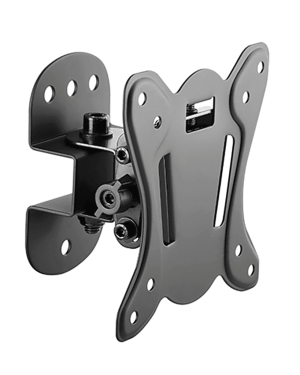 Montaje  Compacto de Pared para Monitores de 13 a 27″ | Soporta hasta 25 Kg| Compatible con  Vesa 75 x 75 / 100 x 100 | Fabricado en  Acero
