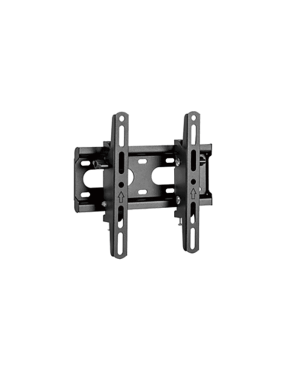 Soporte de Pared con Inclinación para monitores hasta 43″|Compatible VESA 75×75 a 200×200 | Capacidad de Carga 45 kg | Separación de la pared 53 mm | Fabricado en acero | Color Negro