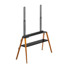 Soporte de TV Easel Studio TV Floor Stand | Compatible VESA 200x200 a 600x400 | Para Pantallas de hasta 75 Pulgadas | Capacidad de Peso 40 kg | Altura Ajustable 905-2590 mm | Incluye Cable Anti-Caída