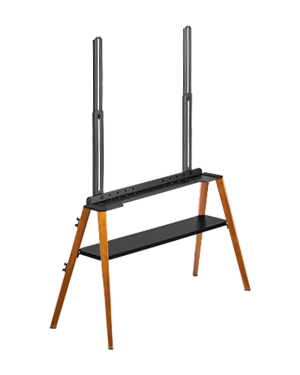 Soporte de TV Easel Studio TV Floor Stand | Compatible VESA 200×200 a 600×400 | Para Pantallas de hasta 75 Pulgadas | Capacidad de Peso 40 kg | Altura Ajustable 905-2590 mm | Incluye Cable Anti-Caída
