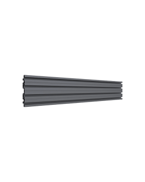 Accesorio_ Riel de Aluminio con Longitud 1750 mm | Ancho 120 mm|  Espesor 9 mm | Incluye Tapas y Tornillos | Compatible con estructura para Videowall | Diseño Modular