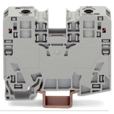 Borna de Paso, 35 mm², POWER CAGE CLAMP, 125 A, 1000 V, Montaje Carril DIN 35x15, Gris, Para Conductores 6-35 mm², Conectores Laterales, Marcaje Lateral