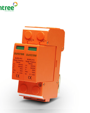 Protector de Descargas Atmosféricas, Diseñado Para Sistemas Fotovoltaicos, Uso en Corriente Directa, 600 Vcc 2 Polos.