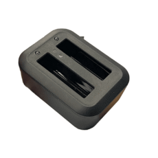 Base de Carga Dual para Baterías de Bodycam| Compatible con XMRX5V2| Diseño Compacto | Carga Rápida Dual |  Indicadores de Estado| Material ABS | No incluye Bateria.