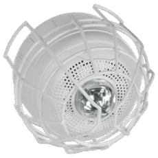 Protector De Rejilla Anti Vandalismo Y Golpes Accidentales, Color Blanco, Para Sirenas/Estrobos/Bocinas System Sensor, Montaje en Superficie en Techo, 8.55"Altox8.55"Anchox6.23"Profundidad