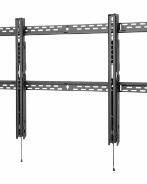 Montaje Universal Pantallas Planas 60″-98″ / Capacidad 350 lb (158 kg) / Perfil Ultra Delgado 1.73″ / Auto-Bloqueo sin Herramientas / Placa Abierta para Cableado / Incluye Kit de Montaje