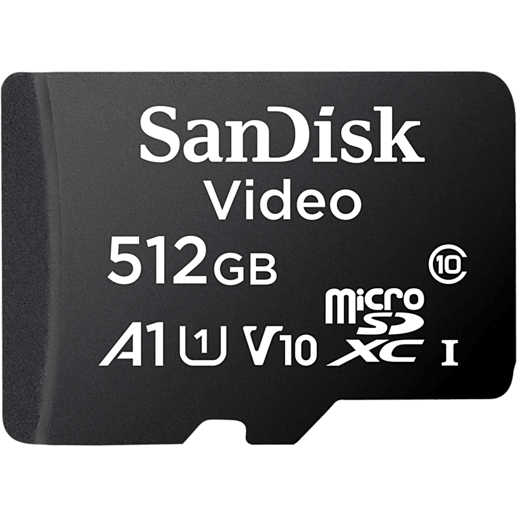 Memoria microSD SanDisk 512GB / Alta Resistencia / Videovigilancia / Clase 10
