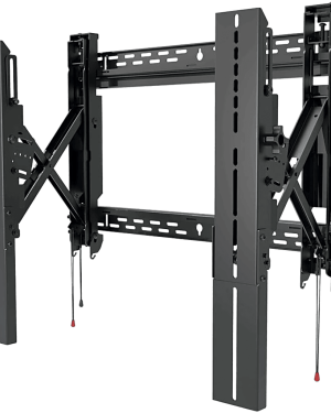 Soporte de Pared Universal Tijera SmartMount / Extensión 12 pulgadas (305 mm) / Carga Máxima 200 lb (90.7 kg) / Ajuste Tilt +15°/-2° con IncreLok / Patrón VESA 200×100 a 600×600 mm / Apertura Abierta para Cajas Empotradas / In